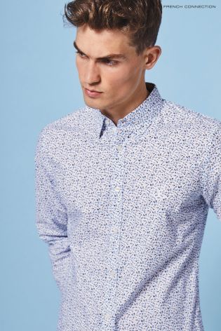 White French Connection Floral Shirt